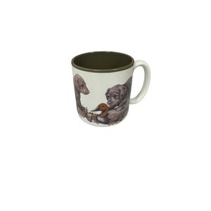 vintage POTPOURRI PRESS LAB PUPS coffee mug cup